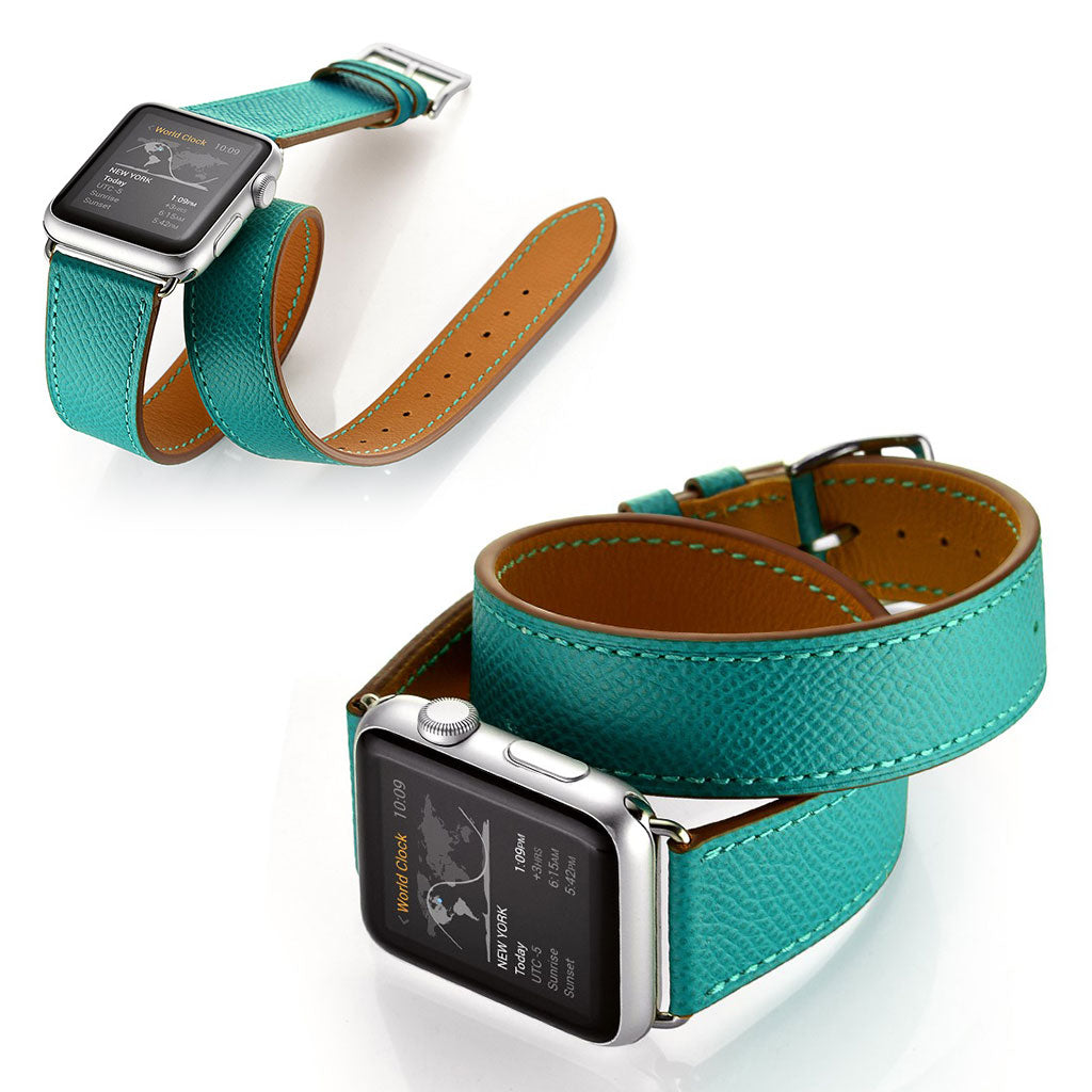 Apple Watch Series 5 40mm / Apple Watch 40mm Γgte lΓ¦der Rem - GrΓΈn#serie_1