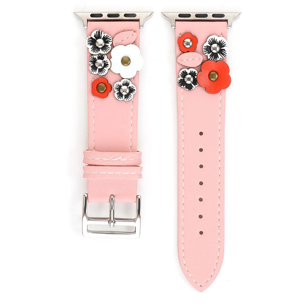 Apple Watch Series 5 40mm / Apple Watch 40mm Γgte lΓ¦der Rem - Pink#serie_1