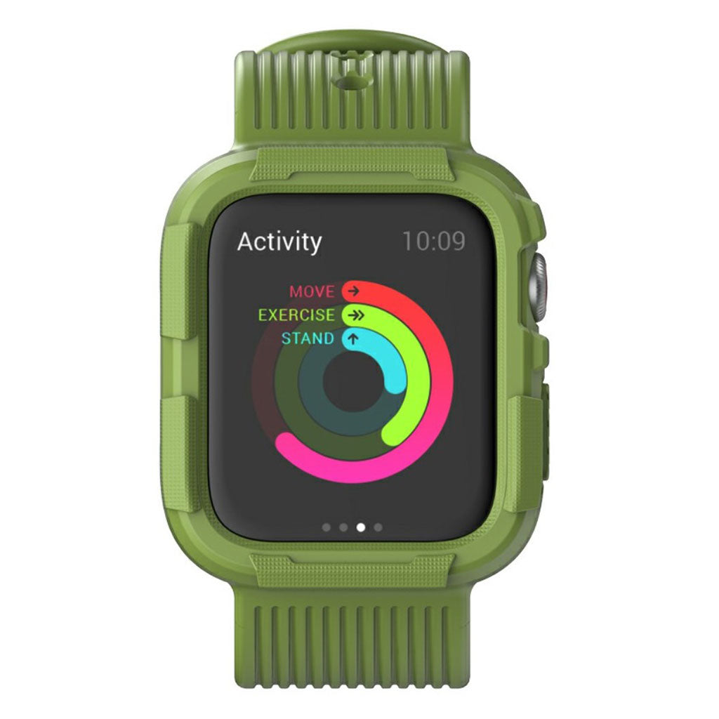 Apple Watch Series 5 40mm / Apple Watch 40mm Silikone Rem - GrΓΈn#serie_2