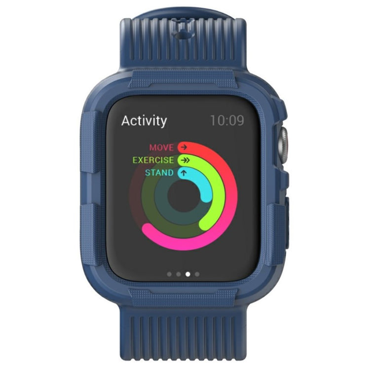 Apple Watch Series 5 40mm / Apple Watch 40mm Silikone Rem - Blå#serie_3