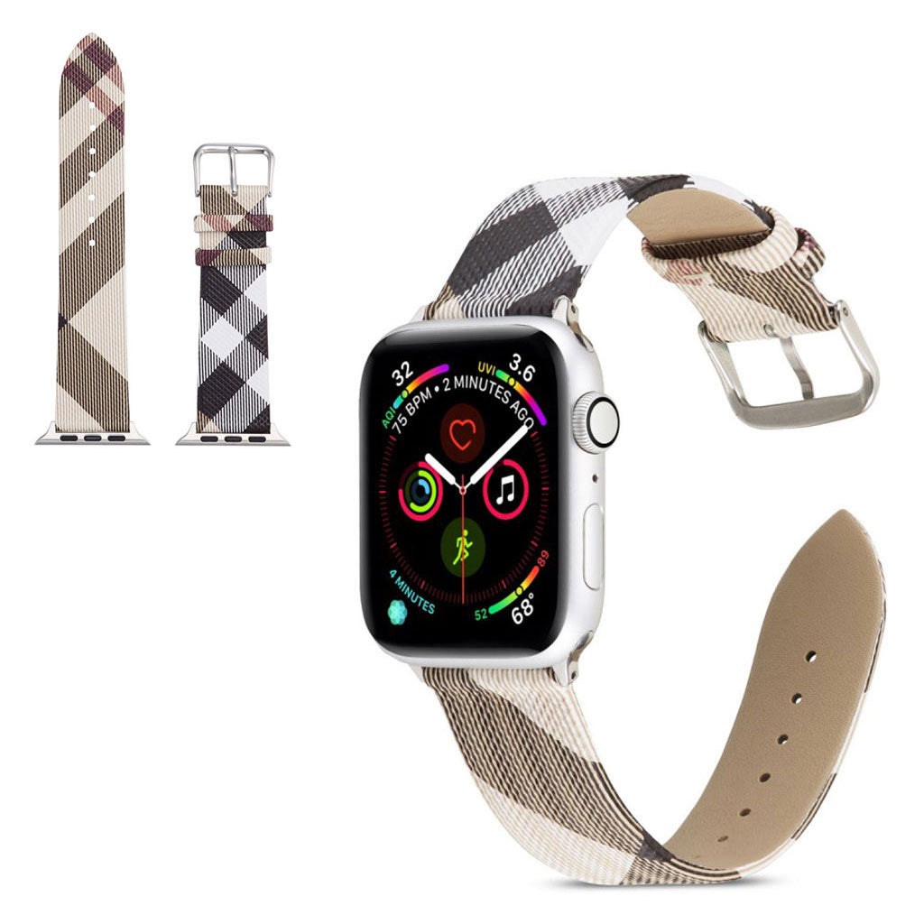 Apple Watch Series 5 40mm / Apple Watch 40mm Γgte lΓ¦der Rem - Flerfarvet#serie_1