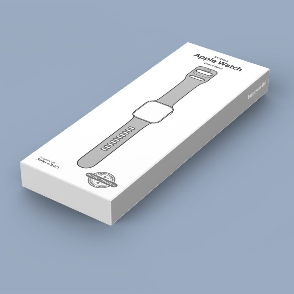 Apple Watch Series 5 40mm / Apple Watch 40mm Silikone Rem - Sort#serie_1