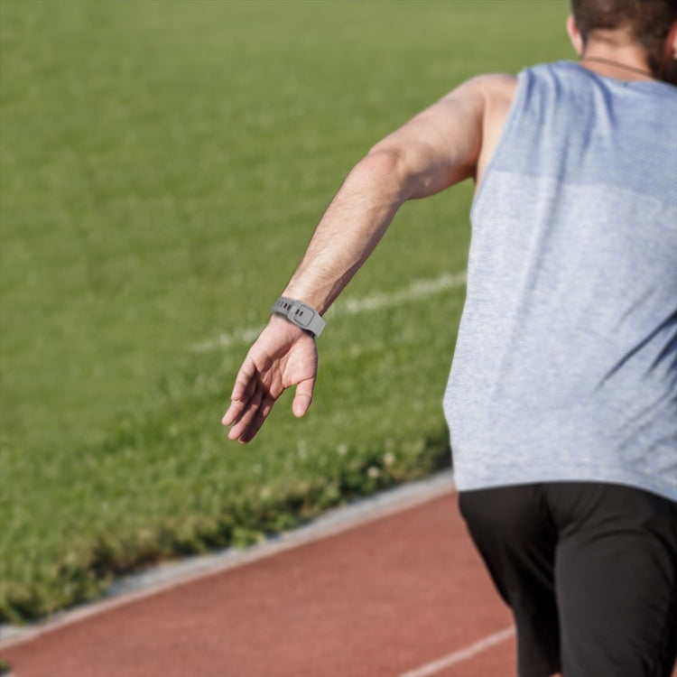 Apple Watch Series 5 40mm / Apple Watch 40mm Silikone Rem - Sølv#serie_3