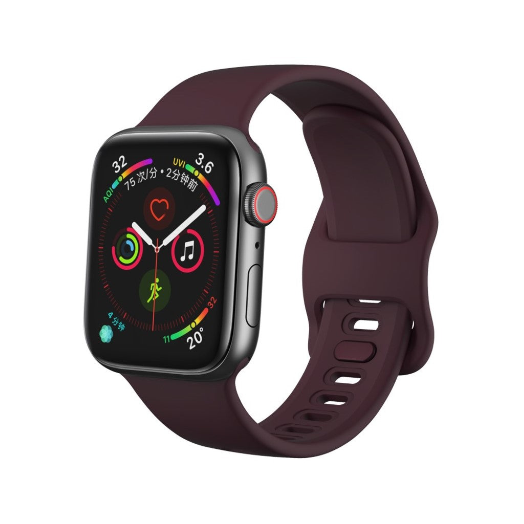 Apple Watch Series 5 40mm / Apple Watch 40mm Silikone Rem - Brun#serie_6