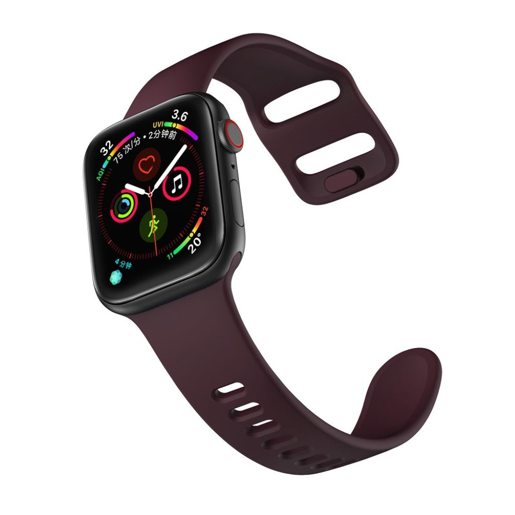Apple Watch Series 5 40mm / Apple Watch 40mm Silikone Rem - Brun#serie_6