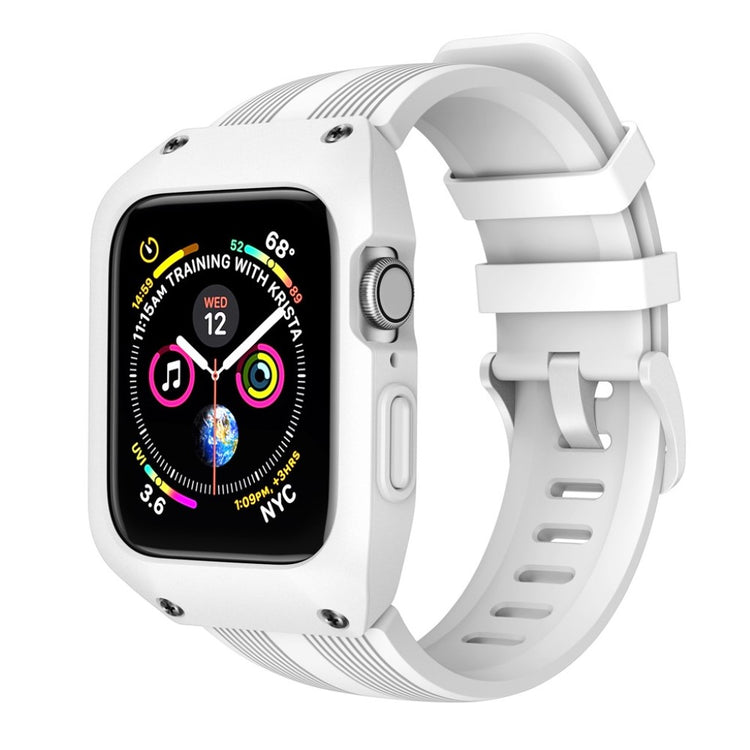 Apple Watch Series 5 40mm / Apple Watch 40mm Silikone Rem - Hvid#serie_2