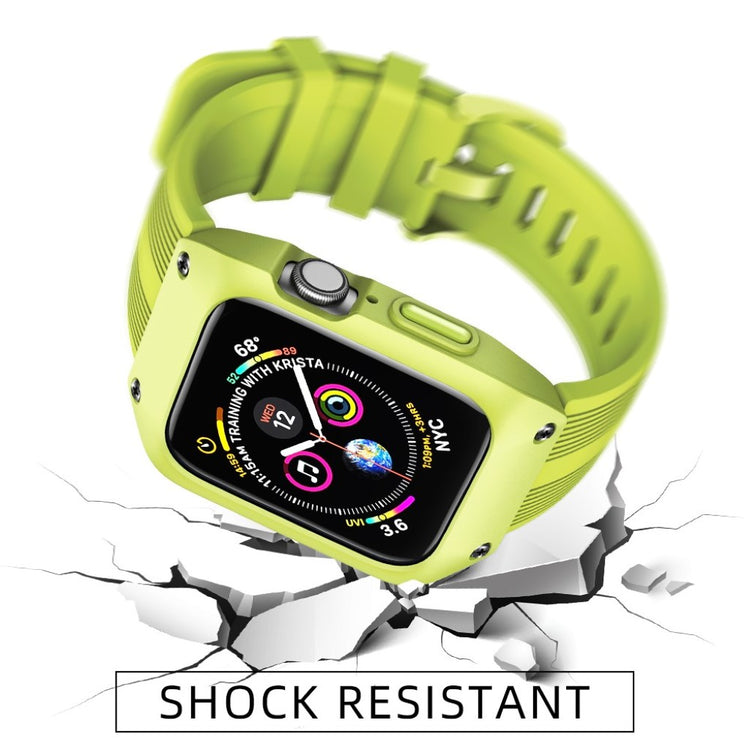 Apple Watch Series 5 40mm / Apple Watch 40mm Silikone Rem - Grøn#serie_5