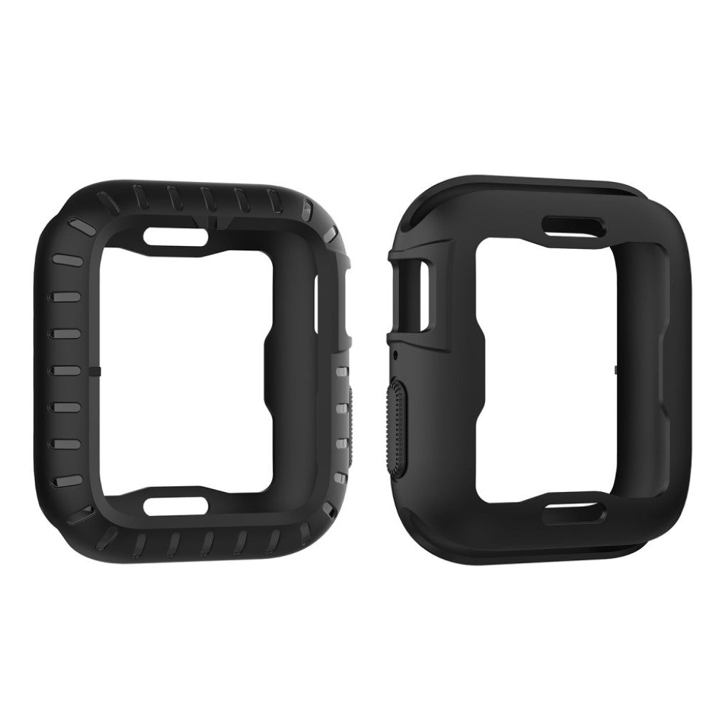 Mega Godt Apple Watch Series 5 40mm / Apple Watch 40mm Silikone Cover - Sort#serie_1