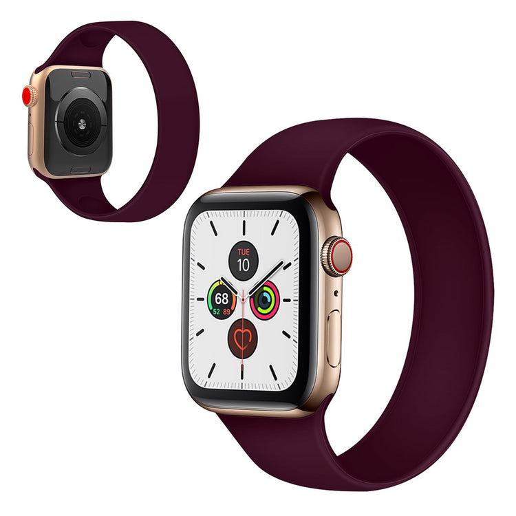 Super slidstærk Universal Apple Silikone Rem - Størrelse: L - Lilla#serie_6