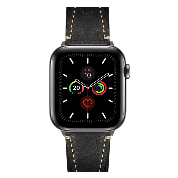 Fint Universal Apple Ægte læder Rem - Sort#serie_1