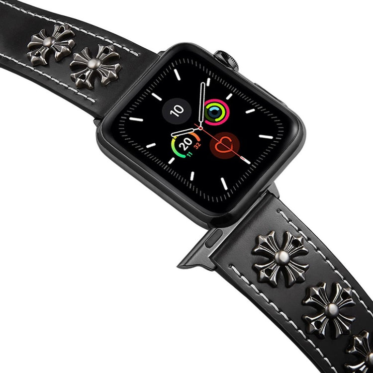 Rigtigt fint Universal Apple Ægte læder Rem - Sort#serie_1