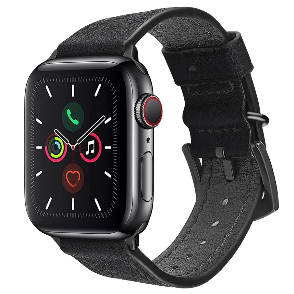 Stilren Universal Apple Ægte læder Rem - Sort#serie_1