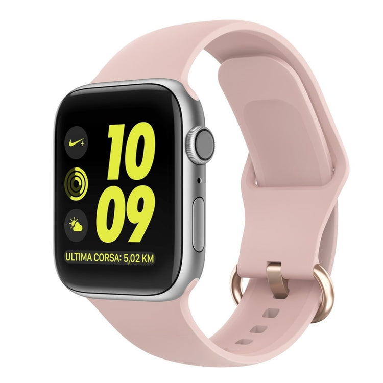 Apple Watch Series 5 44mm / Apple Watch 44mm Silikone Rem - Pink#serie_4