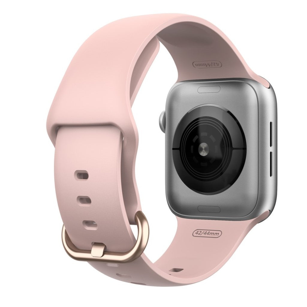 Apple Watch Series 5 44mm / Apple Watch 44mm Silikone Rem - Pink#serie_4