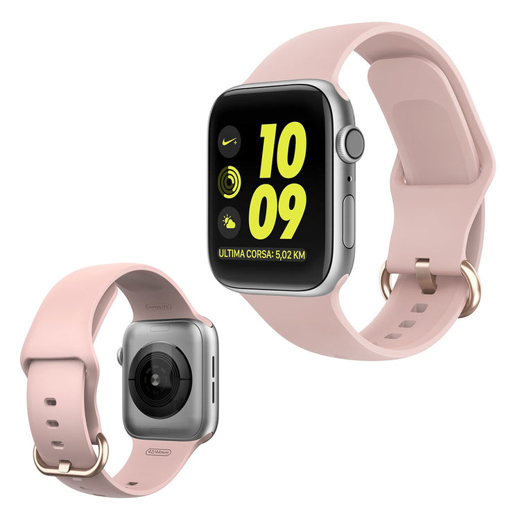Apple Watch Series 5 44mm / Apple Watch 44mm Silikone Rem - Pink#serie_4
