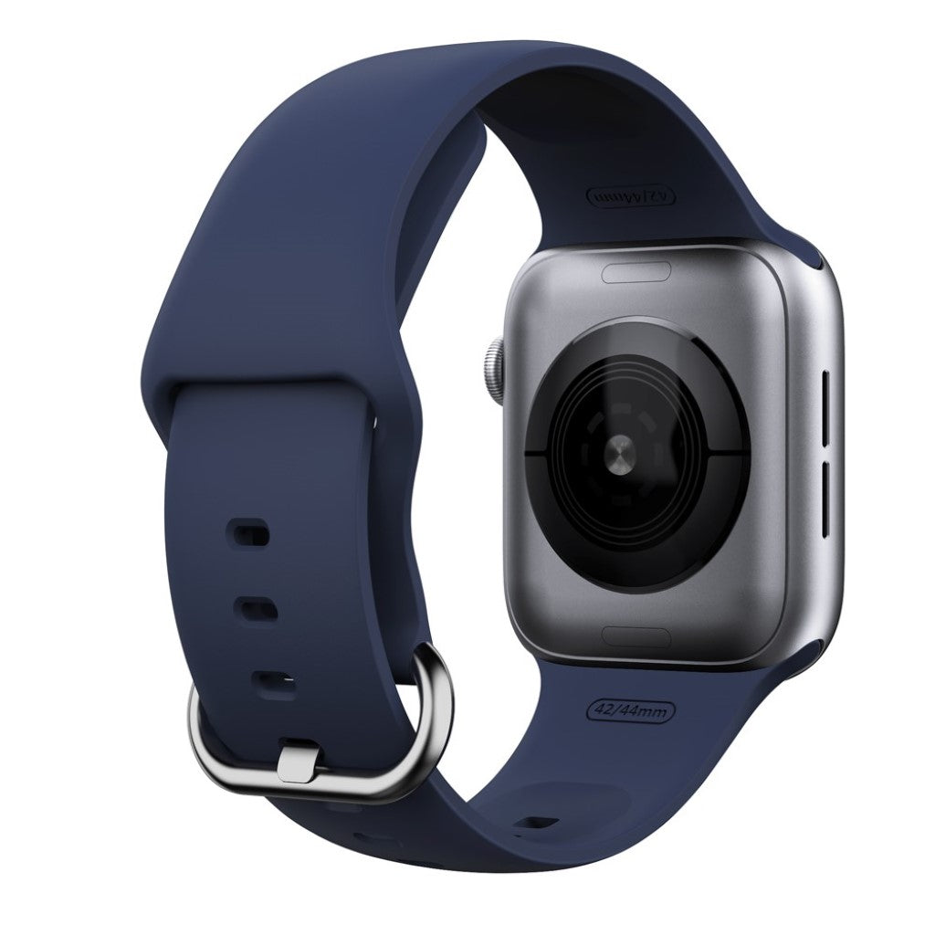 Apple Watch Series 5 44mm / Apple Watch 44mm Silikone Rem - Blå#serie_5