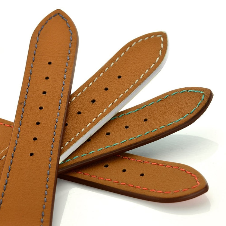 Apple Watch Series 5 44mm / Apple Watch 44mm Ægte læder Rem - Grøn#serie_1