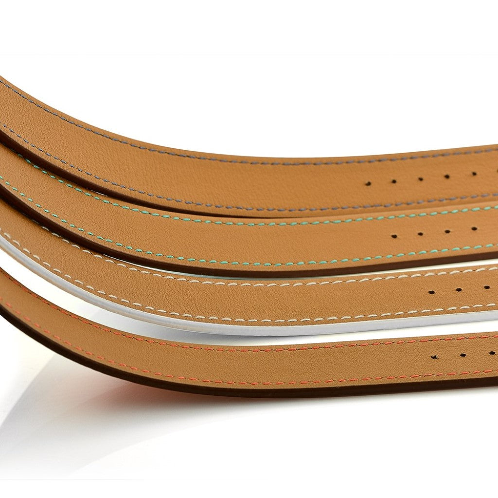 Apple Watch Series 5 44mm / Apple Watch 44mm Ægte læder Rem - Grøn#serie_1