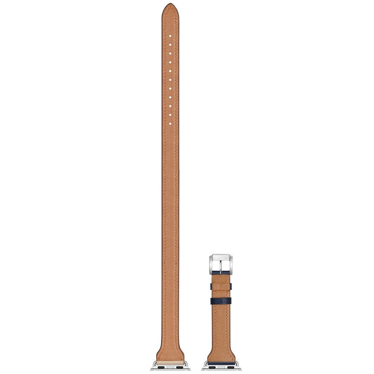 Apple Watch Series 5 44mm / Apple Watch 44mm Ægte læder Rem - Flerfarvet#serie_1