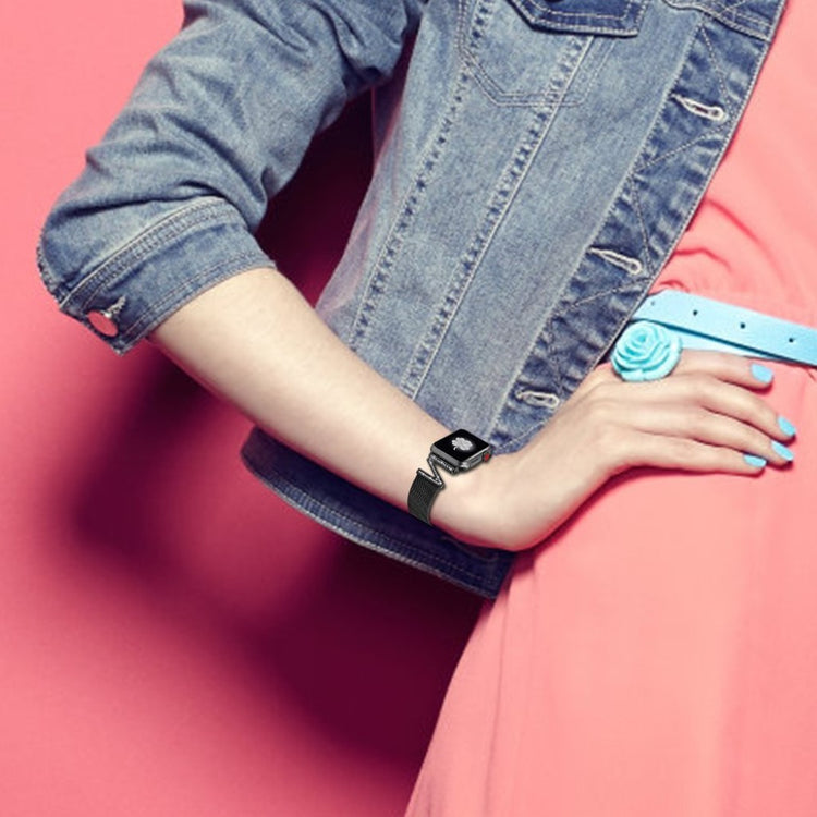 Sejt Apple Watch Series 5 44mm / Apple Watch 44mm Metal Rem - Sort#serie_1