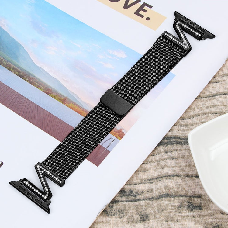 Sejt Apple Watch Series 5 44mm / Apple Watch 44mm Metal Rem - Sort#serie_1