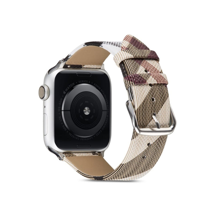 Apple Watch Series 5 44mm / Apple Watch 44mm Ægte læder Rem - Flerfarvet#serie_1