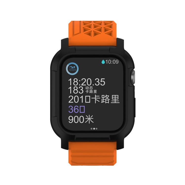 Apple Watch Series 5 44mm / Apple Watch 44mm Silikone Rem - Orange#serie_4