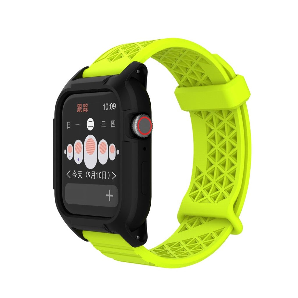 Apple Watch Series 5 44mm / Apple Watch 44mm Silikone Rem - Grøn#serie_6