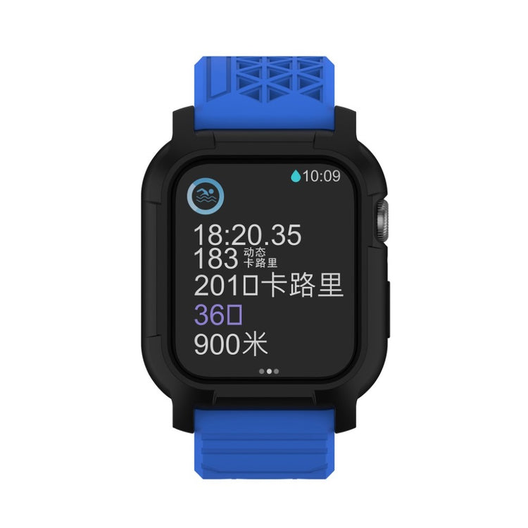 Apple Watch Series 5 44mm / Apple Watch 44mm Silikone Rem - Blå#serie_9