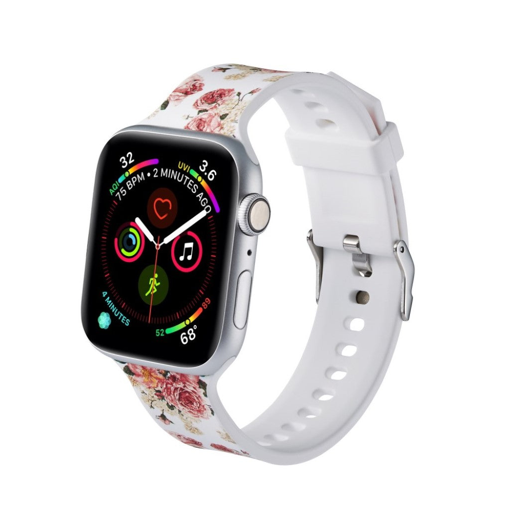 Super flot Apple Watch Series 5 44mm Silikone Rem - Flerfarvet#serie_1