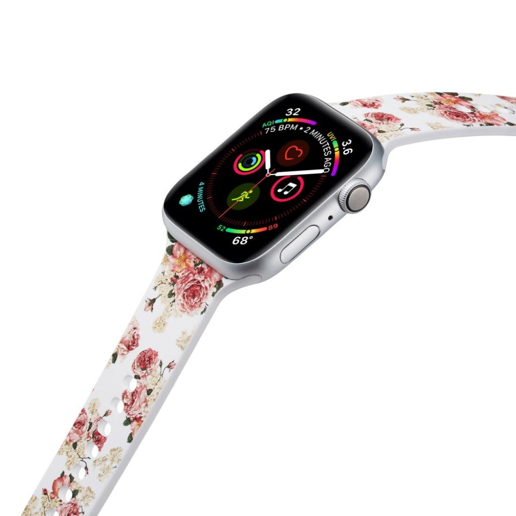 Super flot Apple Watch Series 5 44mm Silikone Rem - Flerfarvet#serie_1