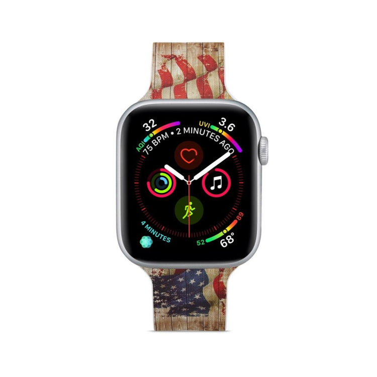 Super flot Apple Watch Series 5 44mm Silikone Rem - Flerfarvet#serie_12