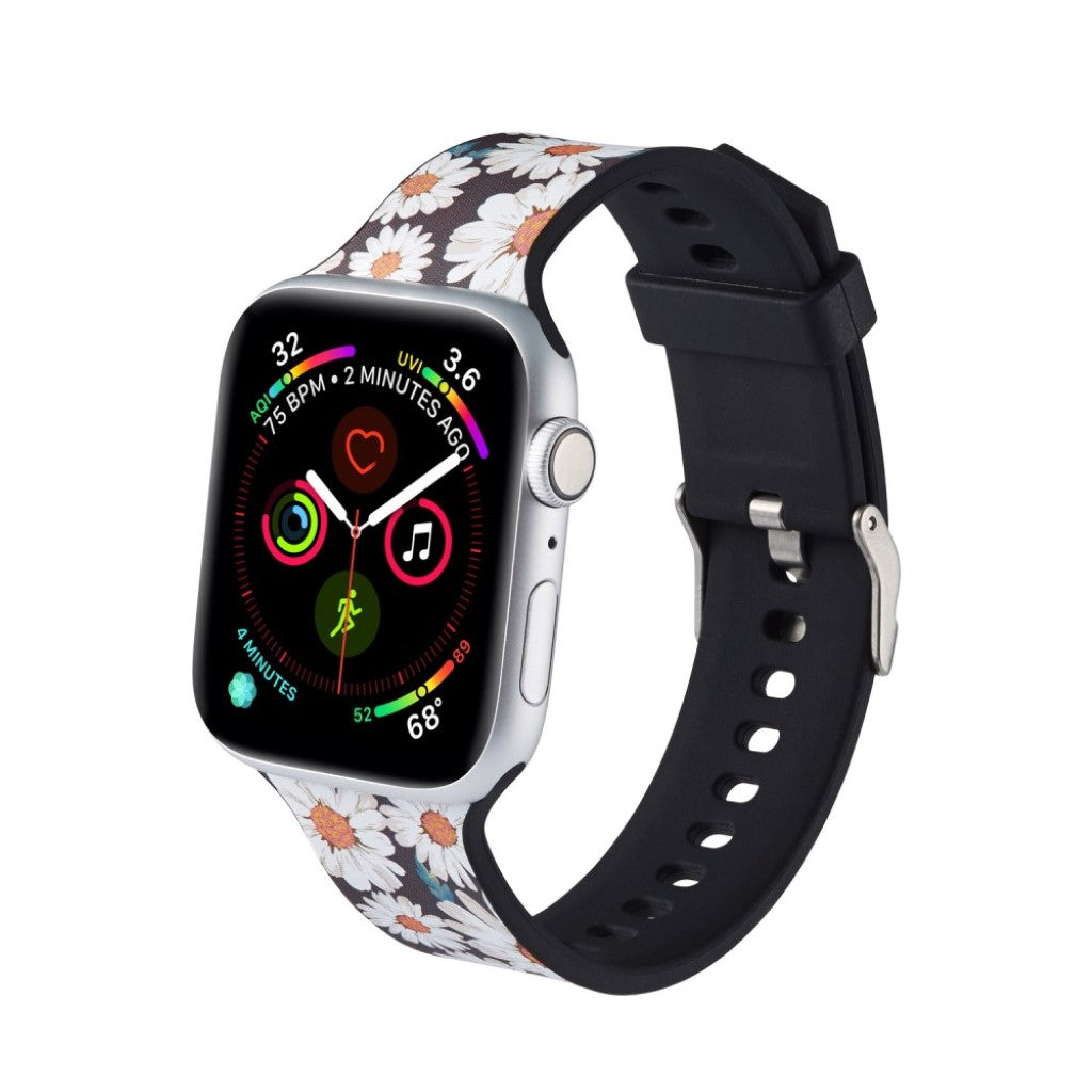 Super flot Apple Watch Series 5 44mm Silikone Rem - Flerfarvet#serie_13