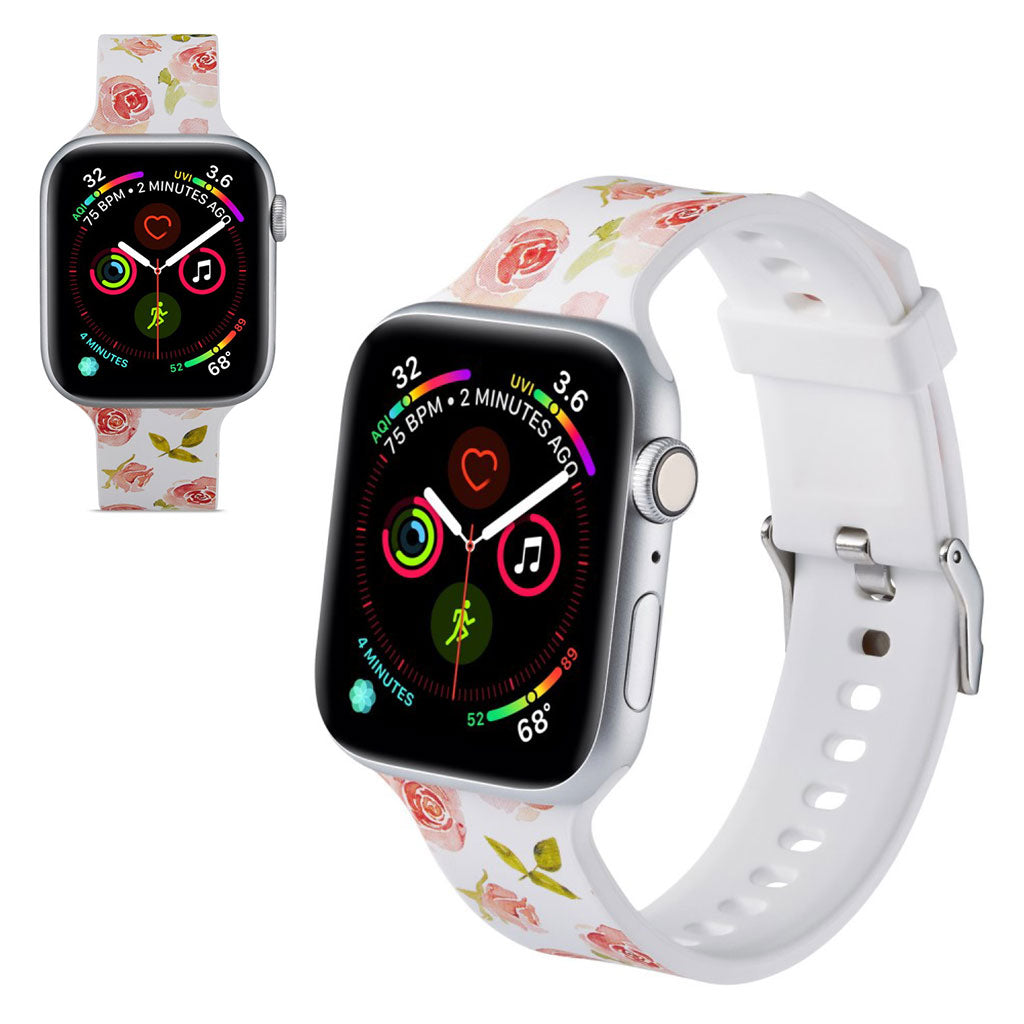 Super flot Apple Watch Series 5 44mm Silikone Rem - Flerfarvet#serie_2