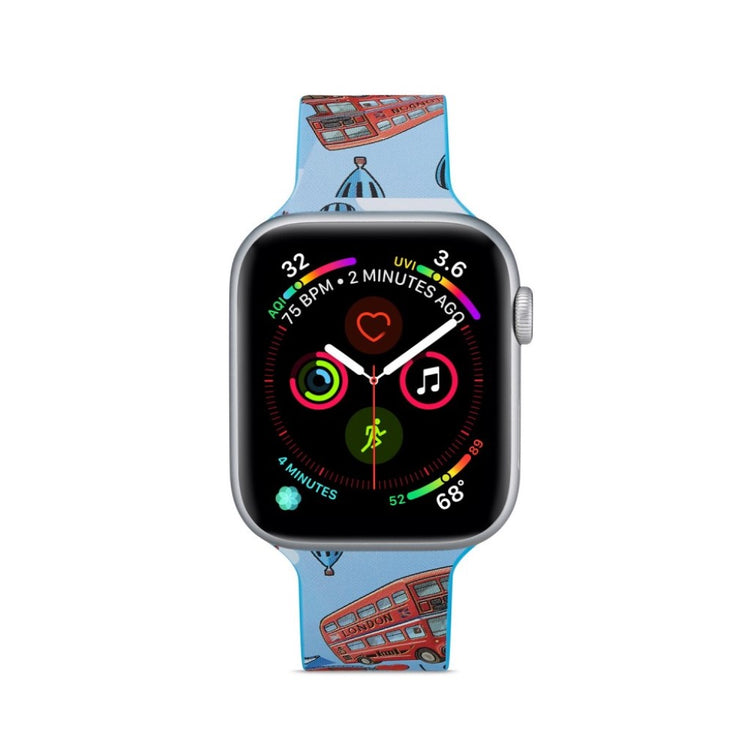 Super flot Apple Watch Series 5 44mm Silikone Rem - Flerfarvet#serie_9