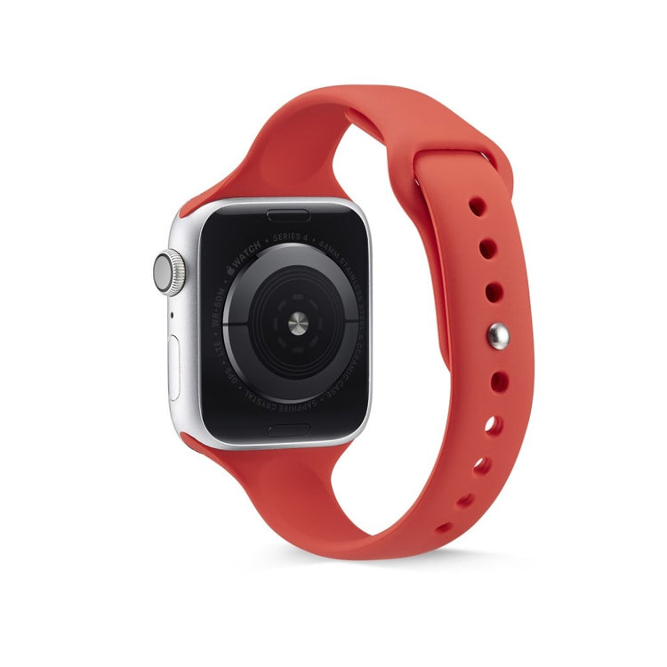 Apple Watch Series 5 44mm / Apple Watch 44mm Silikone Rem - Rød#serie_4