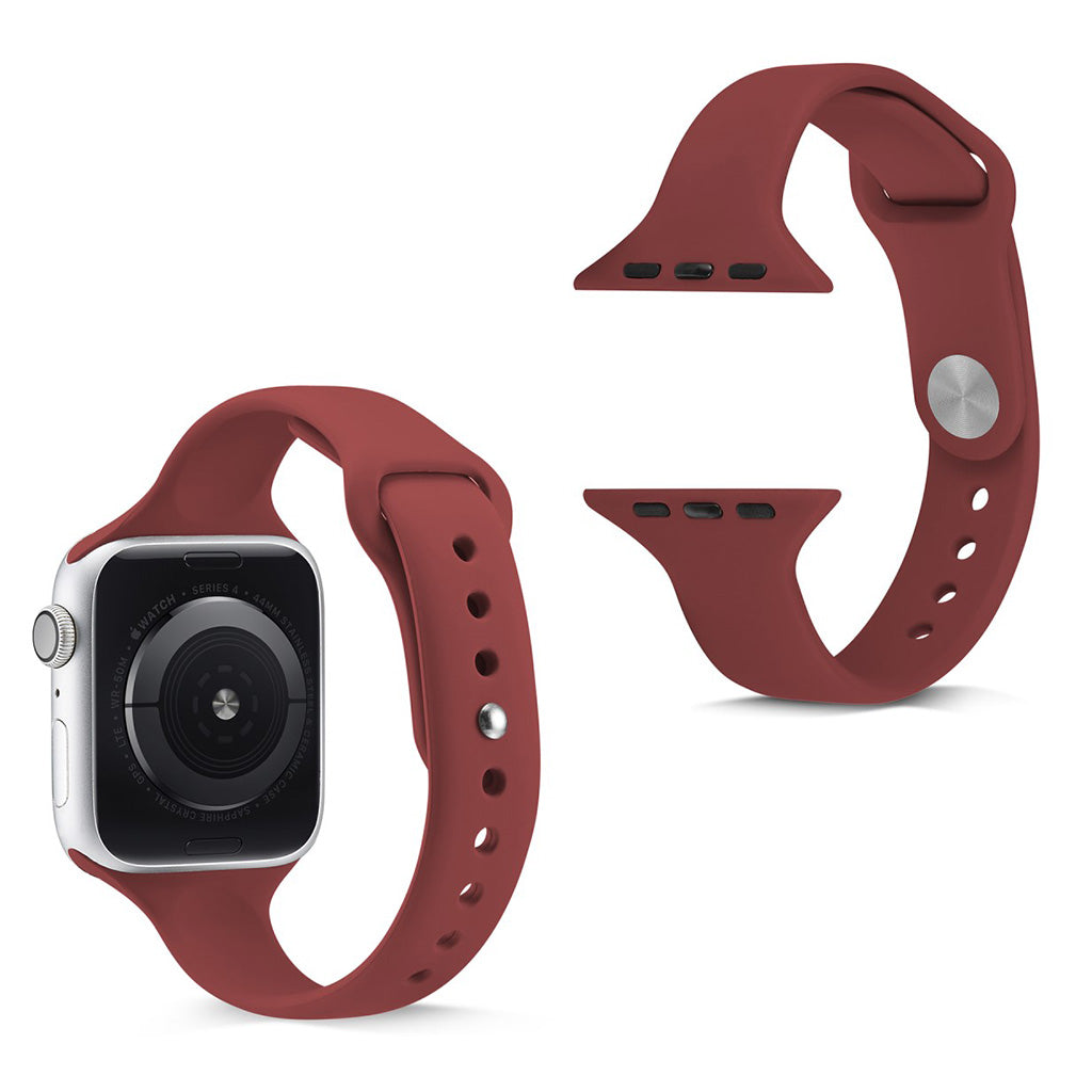 Apple Watch Series 5 44mm / Apple Watch 44mm Silikone Rem - Rød#serie_5