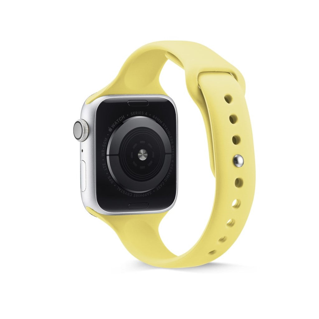 Apple Watch Series 5 44mm / Apple Watch 44mm Silikone Rem - Gul#serie_8