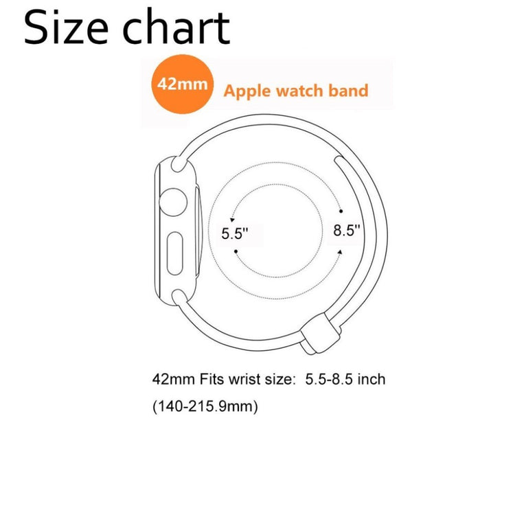 Vildt rart Universal Apple Silikone Rem - Guld#serie_3