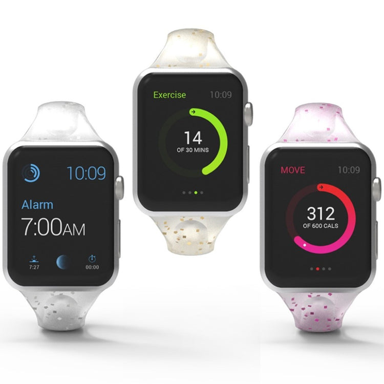 Fantastisk Universal Apple Silikone Rem - Pink#serie_1