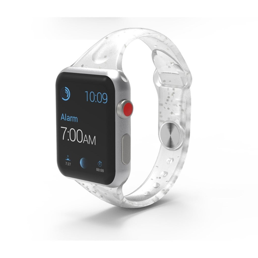 Fantastisk Universal Apple Silikone Rem - Hvid#serie_2