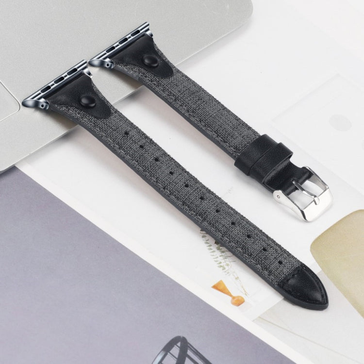 Helt vildt komfortabel Universal Apple Ægte læder Rem - Sølv#serie_2