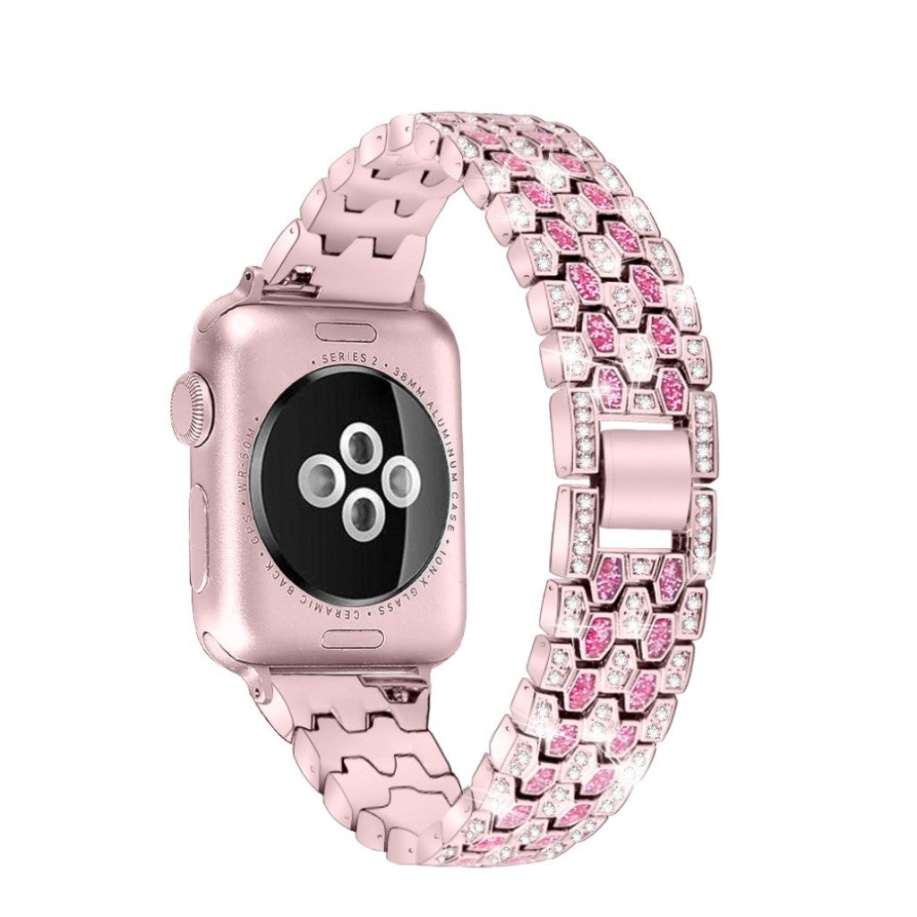 Vildt hårdfør Universal Apple Metal og Rhinsten Rem - Pink#serie_3