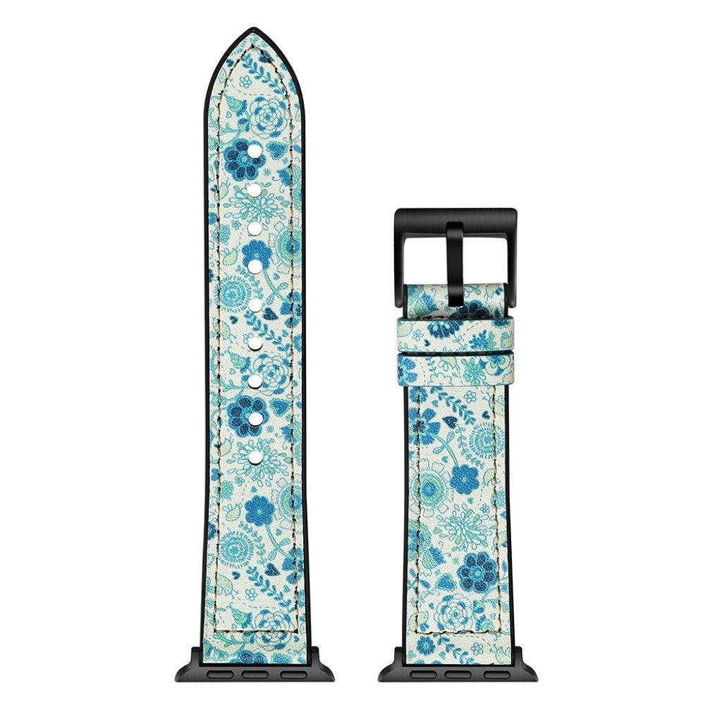 Super elegant Universal Apple Kunstlæder og Silikone Rem - Grøn#serie_4