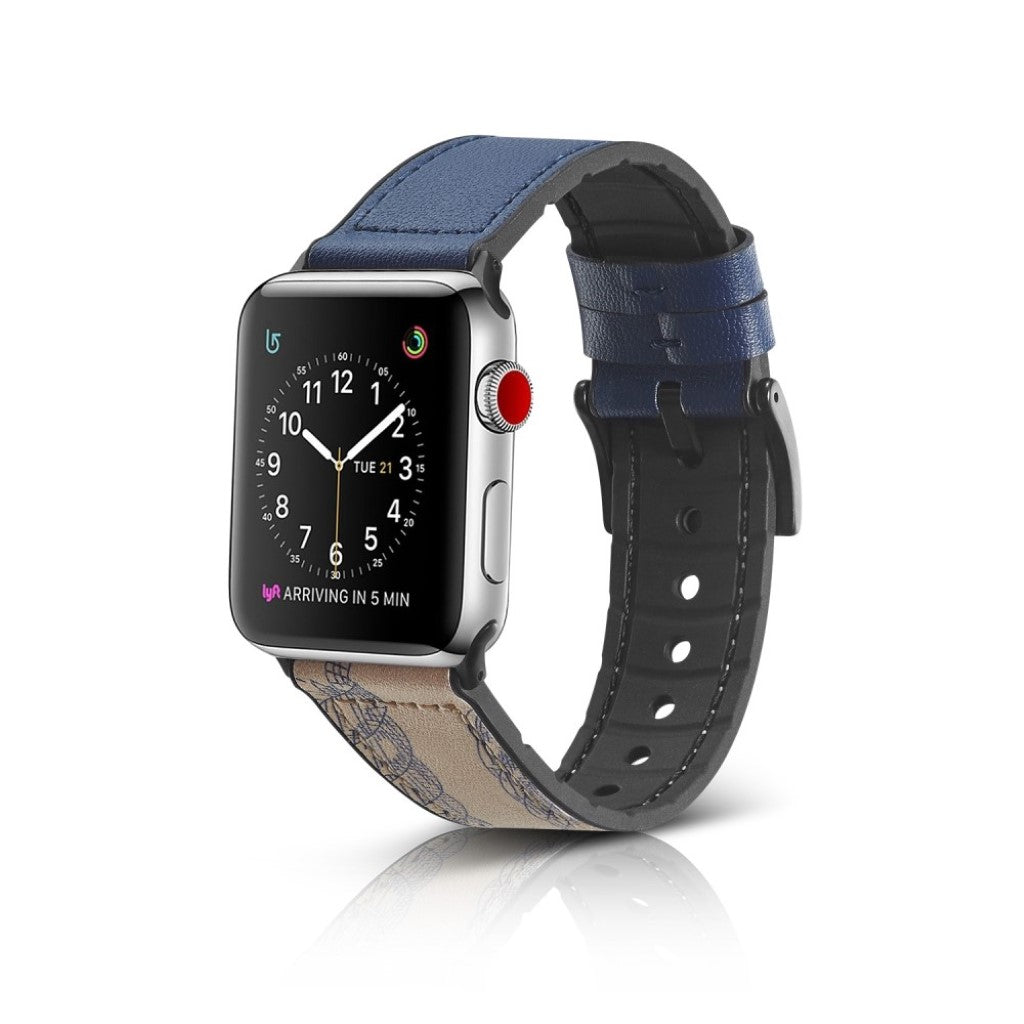 Super elegant Universal Apple Kunstlæder og Silikone Rem - Flerfarvet#serie_5