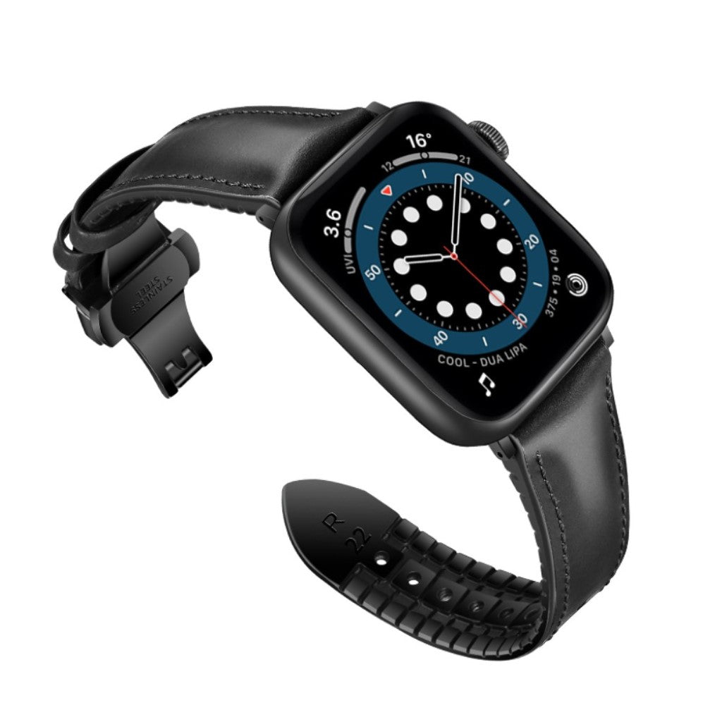 Vildt kønt Universal Apple Kunstlæder Rem - Sort#serie_1