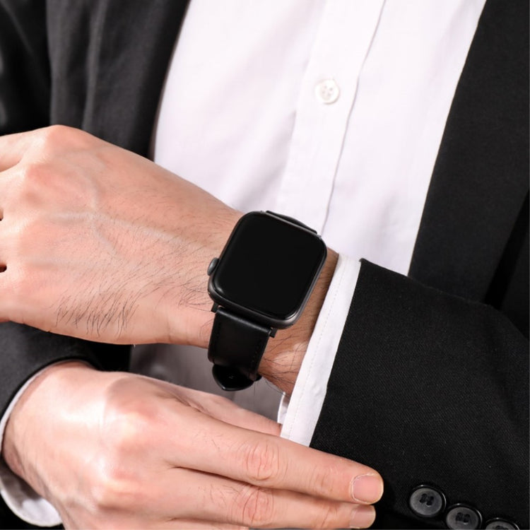 Vildt kønt Universal Apple Kunstlæder Rem - Sort#serie_1