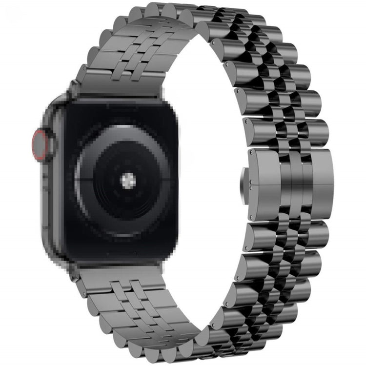 Helt vildt elegant Universal Apple Metal Rem - Sort#serie_1