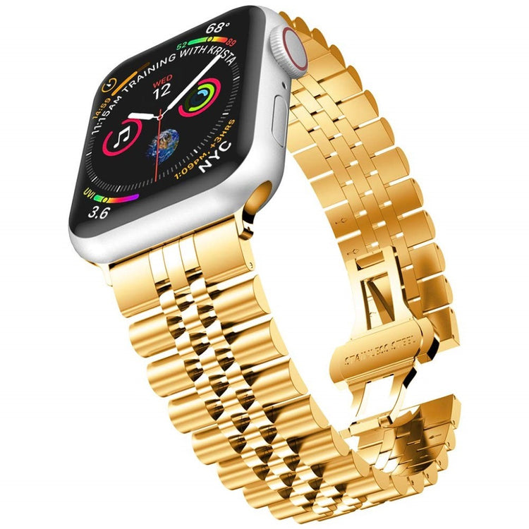 Helt vildt elegant Universal Apple Metal Rem - Guld#serie_2