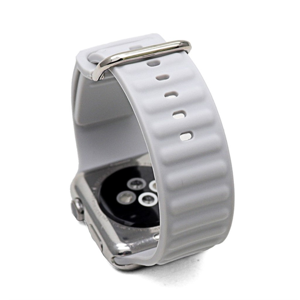 Super kønt Universal Apple Silikone Rem - Hvid#serie_3